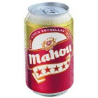 Cerveza Mahou 5 Estrellas Lata 33 Cl 5,5° <hr>1.85€ / Litro.