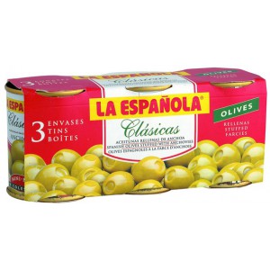 Aceitunas verdes rellenas con anchoas La Española - Aceitunas La