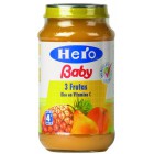 Tarrito Hero Baby Tres Frutas 250 Gramos