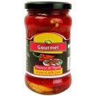 Pimiento Gourmet Piquillo En Tiras Al Ajillo Extra 220 Gramos <hr>4.64€ / Kilo.