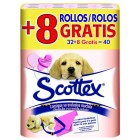 Papel Higiénico Scottex 32+8 Rollos