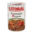 Lentejas A La Riojana Litoral 430 Gr <hr>3.53€ / Kilo.
