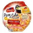 Pizza Jamón Y Queso Con Salsa Cheddar Campofrío 360 gr <hr>6.33€ / Kilo.