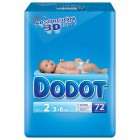 Pañal Dodot Etapas Talla 2 3-6kg 72 Ud