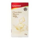 Chocolate Gourmet Blanco 75 Gr. <hr>8.53€ / Kilo.