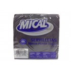 Servilleta Mical Negra 33x33 50 Und