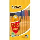 Bolígrafo Bic Cristal Fine 15+5