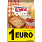 Pan Tostado Integral Bimbo 30 Rebanadas